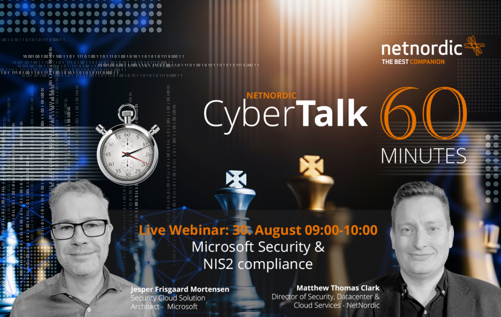 CyberTalk 60 Minutes – Microsoft Security, Copilot & NIS2 compliance (30 August)