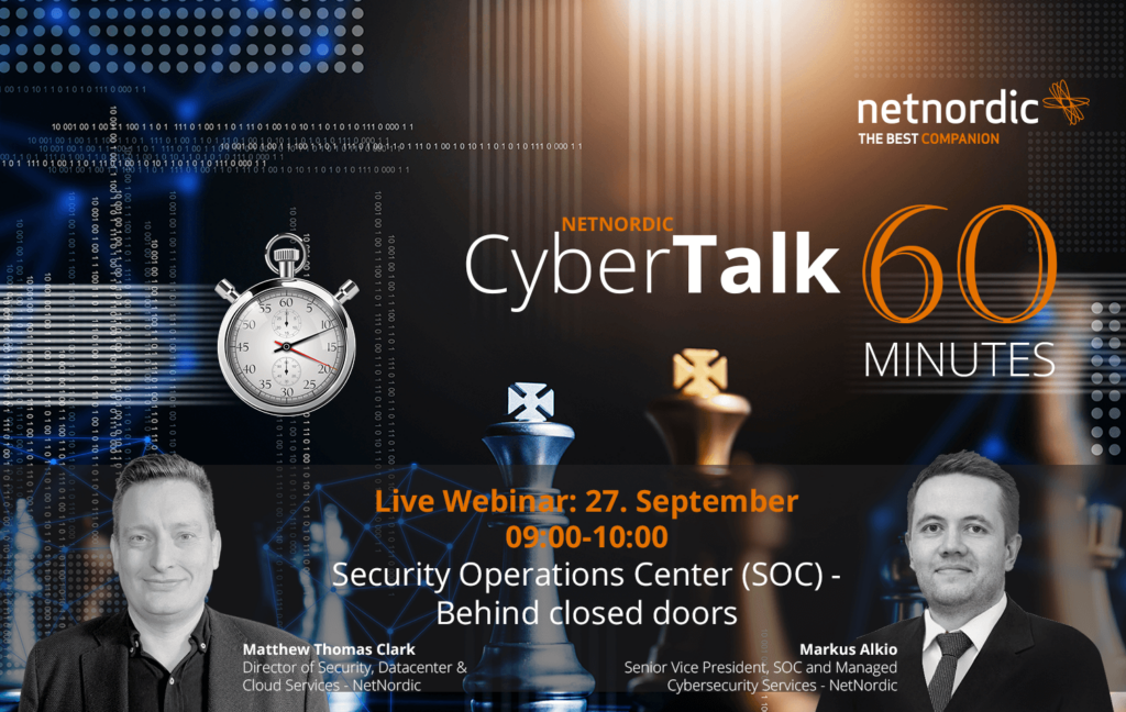 CyberTalk 60 Minutes – Security Operations Center -SOC (27 September)